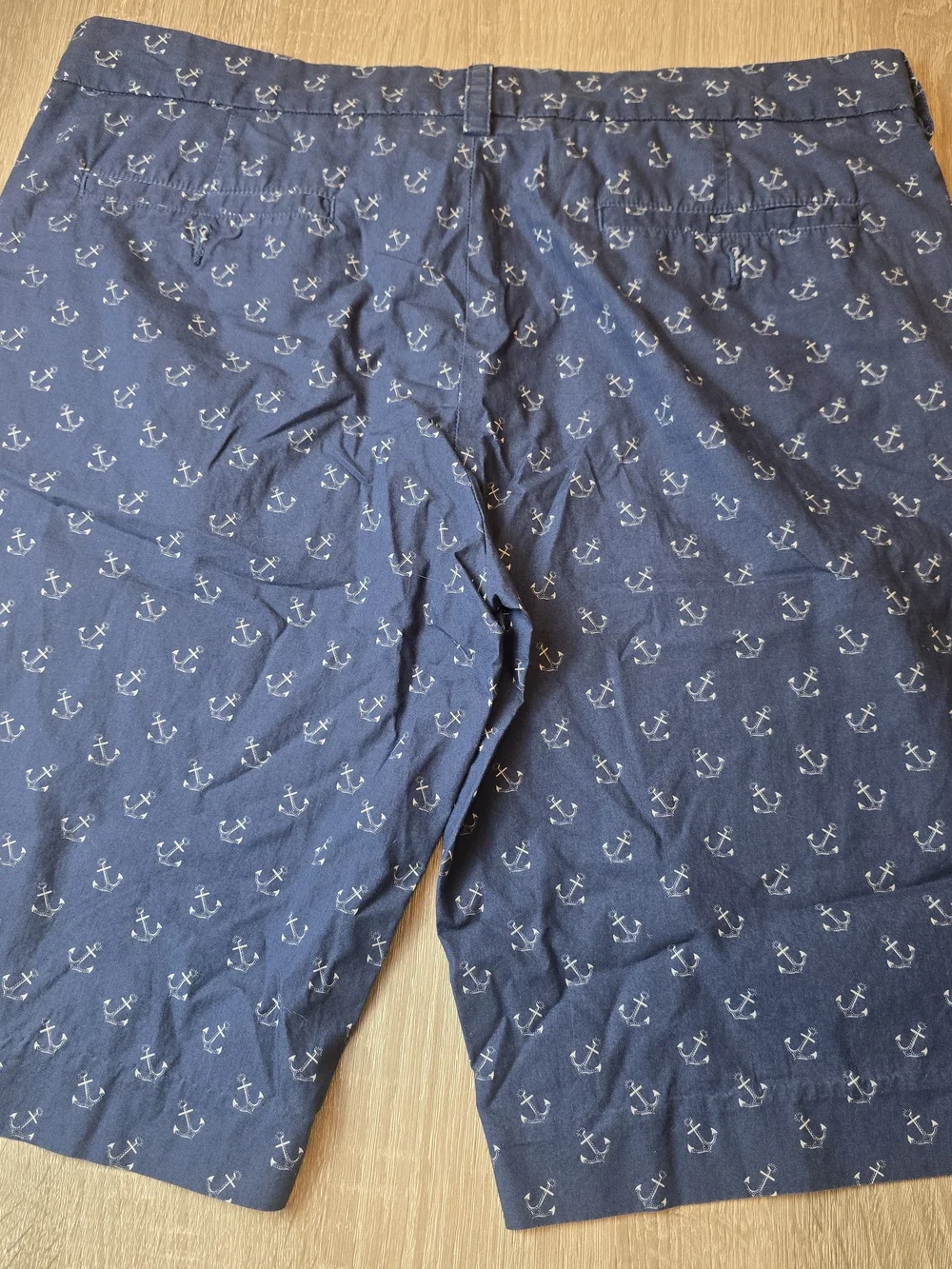 Ralph Lauren Navy Anchor-Print Cotton Shorts